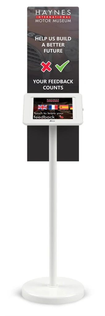 Haynes Motor Museum survey kiosk