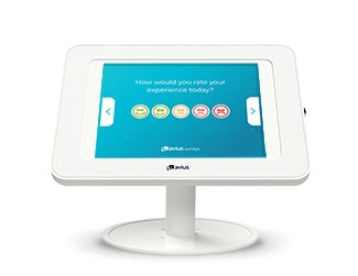 Satisfaction survey kiosk